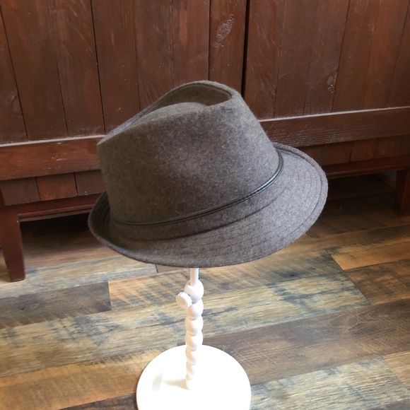 Herschel Hat Co. Brown Wool Fedora Hat, Eclectic Grandpa hat, size M - Picture 2 of 7